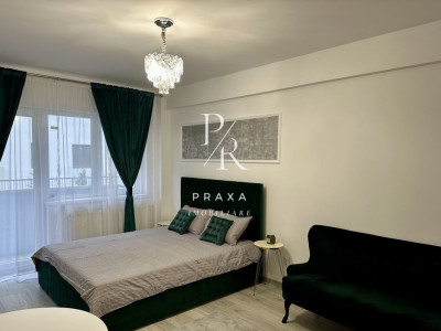 Apartament de vanzare, 37 mp, balcon, mobilat complet, parcare, zona Terra