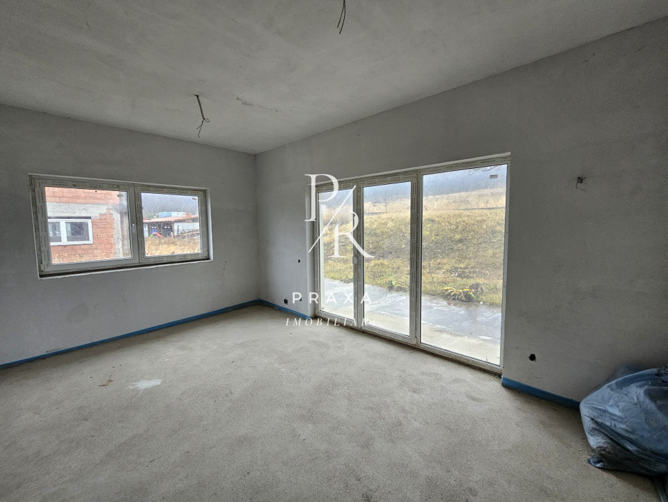 Casa tip duplex, teren 380 mp, Gilau!